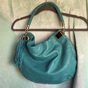 Halogen leather purse